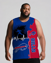 Sports Men's Big & Tall Sleeveless Shorts Two-piece